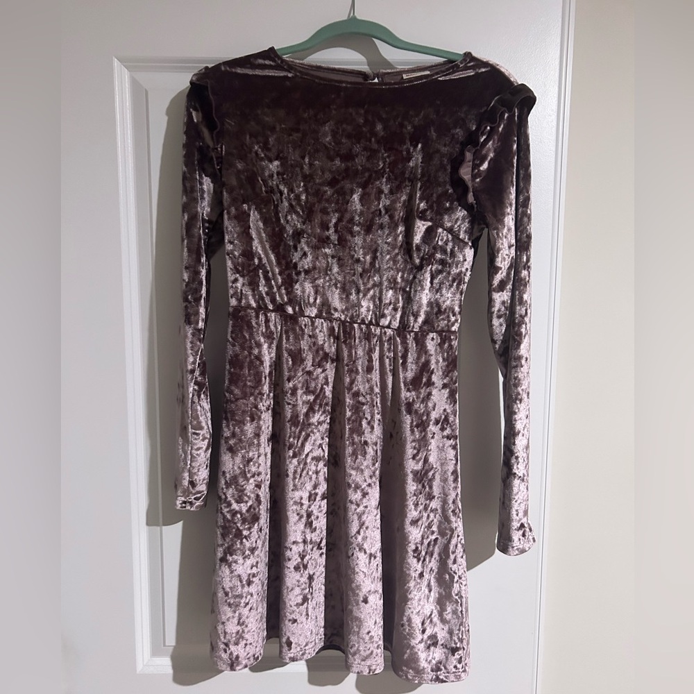 Mossimo Supply Co. Velvet Dress in Purple